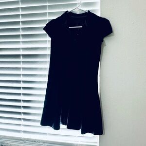 Cat & Jack Uniform Navy Blue Cap Sleeve Dress